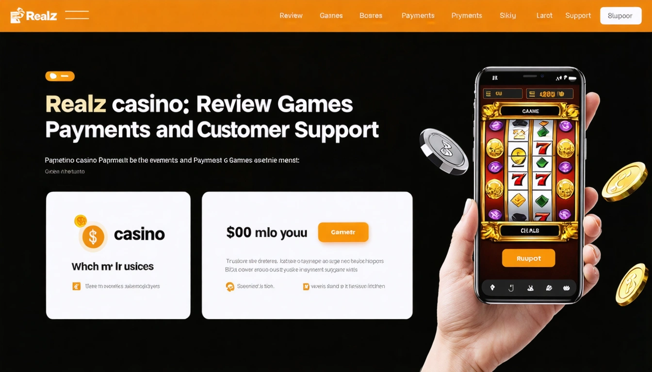 Realz casino Review Games Payments and Customer Support